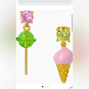 keith geiger ice cream and lollypop earrings